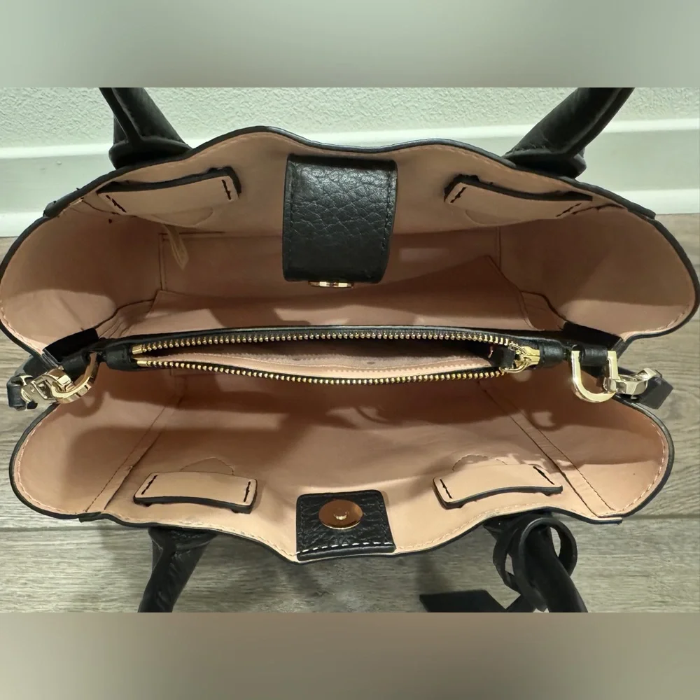 Kate Spade Carter Street Devlin Black Pebbled Leather Purse - Picture 8 of 11